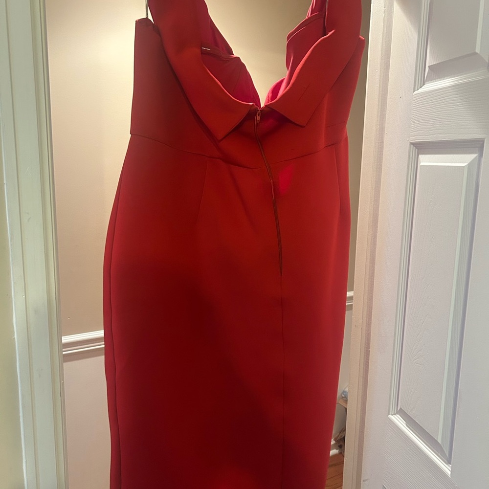 ASOS Vibrant Red Dress - Picture 2 of 4